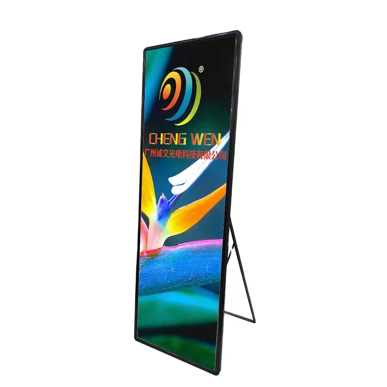 P2.5 Led Poster Display WIFI USB Remote Control P2.5 Mirror Screen LED Advertising Screen