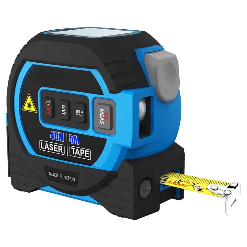3 in 1 40m 60m High precision digital measure tape  smart  laser level electronic self lock tape measure