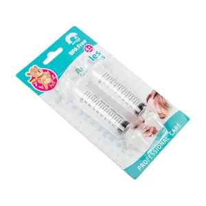 cánula nasal de silicona Suppliers-Irrigador Nasal de irrigación de bebé, dispositivo de lavado de rinitis, tipo de jeringa, 10ml, gran oferta