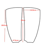 Pad de traction pour planche de surf personnalisé 4 couleurs