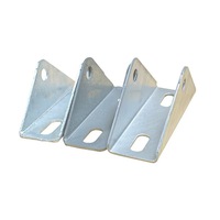 Support de montage solaire en acier au carbone de haute qualité (connecteur triangulaire PV) pour système d'installation de panneaux photovoltaïques sur toit ou au sol