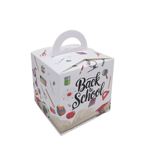 Caja de mano Bolsa de <span class=keywords><strong>compras</strong></span> para la escuela Regreso a la escuela Fiesta de bienvenida Caja de dulces Regreso a la escuela Caja de regalo - Product Image 4