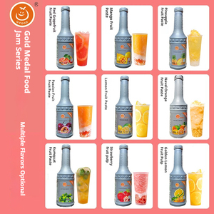 Chất lỏng ngọt trong thành phần chính dâu tây cam dứa cho các cửa hàng trà sữa xi-rô bột bưởi đỏ cho trà bong bóng - Product Image 5