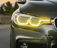 Luz Diurna LED Amarillo Limón 63117419615 63117419610, Chips de Fuente de Luz Angel Eyes para BMW Serie 3 F30 F35 2015-2018