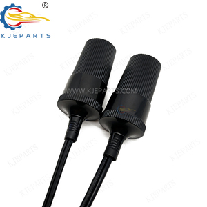 1-to-2 Araç Çakmak Splitter Adaptörü Çift DC 12V/24V Soket Uzatma Kablosu Araç Güç Kaynağı için Kablo Demeti - Product Image 3