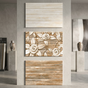 Attractive Designer Glossy Ceramic Wall Tiles-Waterproof Farmhouse Design for Bathroom Hall Home Office Sizes 300x450 30x45 - Product Image 1