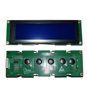 320x80 그래픽 LCD 디스플레이 옐로우 그린/블루 롤랜드 키패드 32080 LCD 디스플레이 모듈