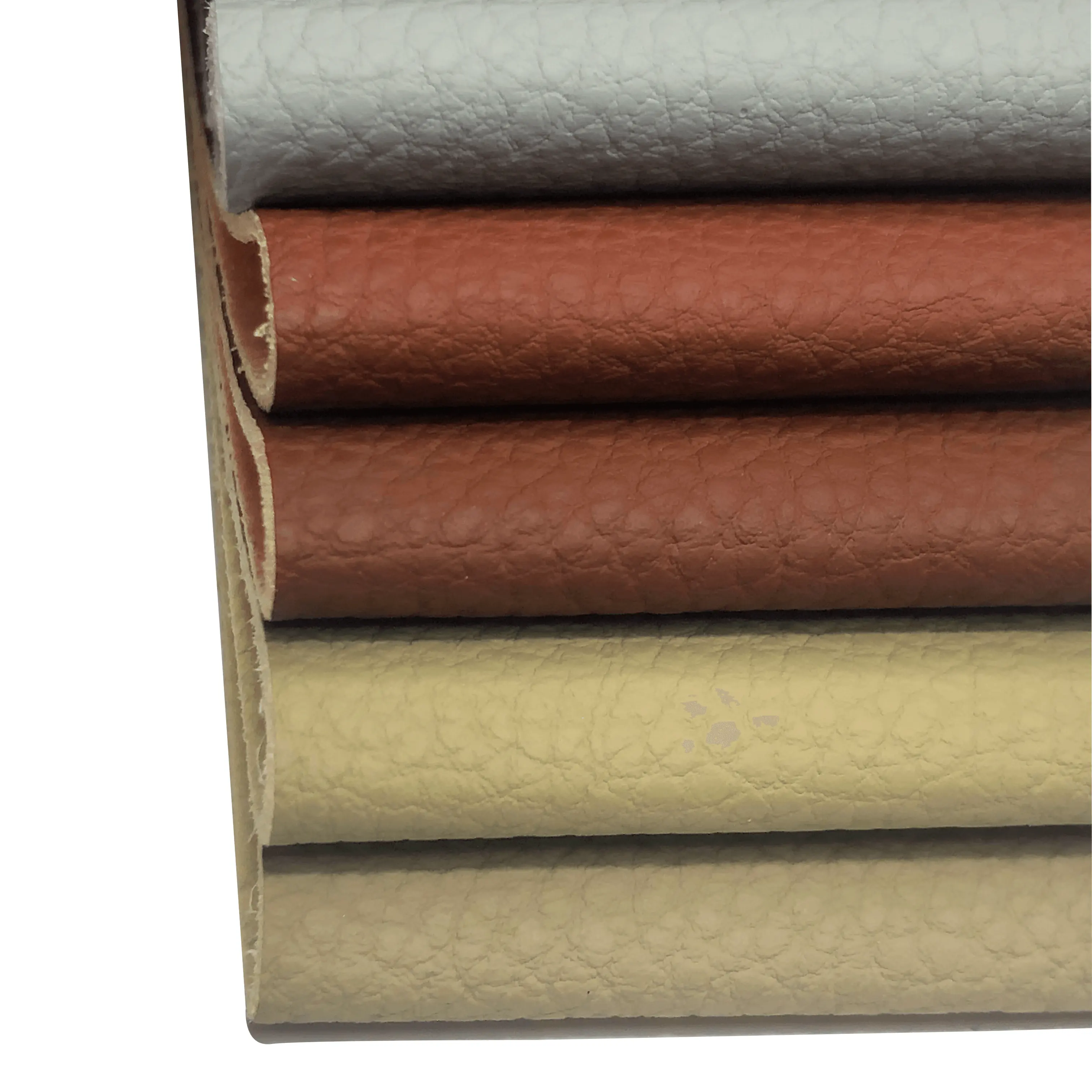 Lychee textured microfiber leather synthetic leather Same color and same bottom for Car seat Automotive interior Sofa