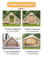 Tente de camping universelle toutes saisons, imperméable, en tissu Oxford 420D double couche, écologique, grand espace, avec poteaux en PVC et ceinture de fixation