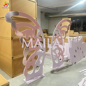 Fondo de mariposa rosa, soporte de alas de boda, Fondo de ducha de bebé - Product Image 4