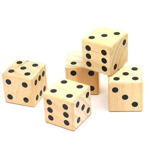 New Zealand thông thủ công sáu mặt vuông bằng gỗ trò chơi xúc xắc mô hình mới ban đầu - Product Image 2