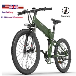 Whoselase-Bicicleta eléctrica de doble Motor, 500w, velocidad máxima de 30 km/h, rueda de 26 pulgadas, Bezior X500 Pro, bicicleta de ciudad eléctrica