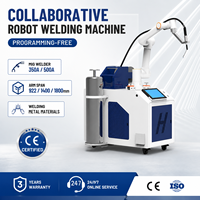 Robot Colaborativo de Soldadura CE, Soldador Cobot Industrial para Soldadura por Arco MIG 350A 500A, Directo de Fábrica