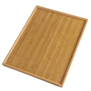ถาดเสิร์ฟไม้ทรงสี่เหลี่ยมสไตล์ญี่ปุ่น 22x13x2.5 ซม. สำหรับใส่ชา ผลไม้ ขนมปัง ใช้ในครัวเรือน - Product Image 2