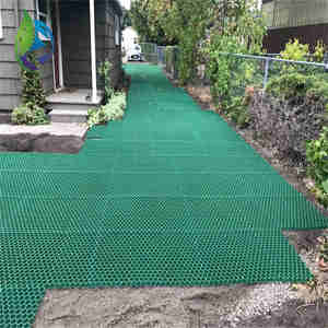 Çim finişer Mat plastik çim çim çakıl parke ızgara, çakıl çim ızgara için Driveway Gridding - Product Image 2