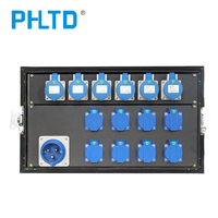 PHLTD boîtier de distribution d'énergie de scène extérieure contrôleur de scène d'alimentation armoire de boîtier de vol de Distribution d'alimentation étanche Portable universel