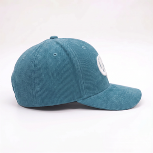 Casquette de baseball en velours côtelé personnalisée OEM à 6 panneaux, non structurée, avec logo brodé en 3D, pour hommes, vente en gros, style Dad Hat - Product Image 4