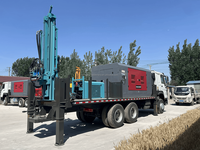Plateforme de forage montée sur camion HRT-400 avec moteur diesel YUCHAI, profondeur maximale de 400 m, pour usage en construction