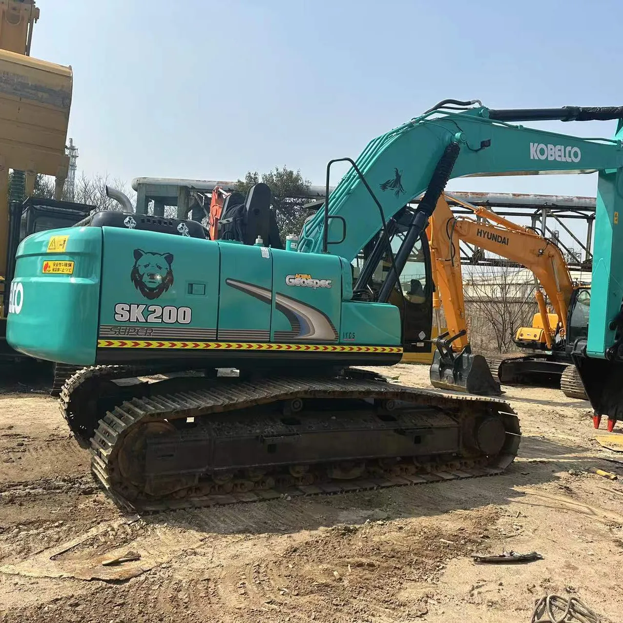 Made in 2021 usato escavatore 20ton Kobelco usato SK200 per la vendita