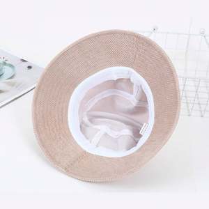 High Quality Unisex Solid Color Corduroy Bucket Hat Customizable for Daily Wear Custom Embroidery logo Bucket Hats - Product Image 3