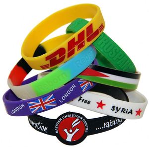 สายรัดข้อมือซิลิโคนแบบกำหนดเอง OEM ขายดีที่สุด ไม่มีขั้นต่ำในการสั่งซื้อ จัดส่งรวดเร็ว - Product Image 1