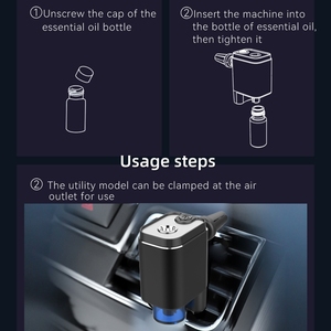 Diffuseur <span class=keywords><strong>d</strong></span>'arômes intelligent pour voiture, clip de ventilation, <span class=keywords><strong>spray</strong></span> <span class=keywords><strong>d</strong></span>'huiles essentielles pour voiture, <span class=keywords><strong>parfum</strong></span> longue durée pour sortie <span class=keywords><strong>d</strong></span>'air automobile OEM - Product Image 3