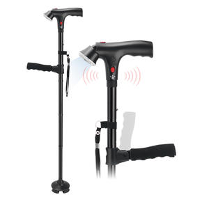 Bastón Personalizado 3 en 1 para Caminar para Hombres y Mujeres, Plegable con Luz y Alarma, Ajustable, Autoportante, Punta Pivotante - Product Image 1