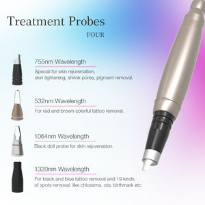 Système de machine de suppression de tatouage au laser picoseconde portable 532nm 755nm 1320nm 1064nm Efficace sur les tatouages et les lentigos solaires - Product Image 4