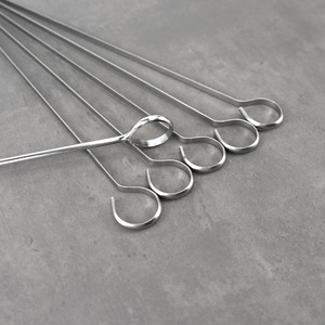 <span class=keywords><strong>Kebab</strong></span>-Juego de acero inoxidable 430, incluye un soporte plegable para pinchos y 6 unidades de brochetas - Product Image 2
