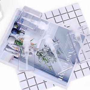 Botellas de Plástico con Dispensador de Bomba, a Prueba de Fugas, Cilindro Transparente Vacío y Recargable para Champú, Acondicionador, Lociones y Aceites - Product Image 6