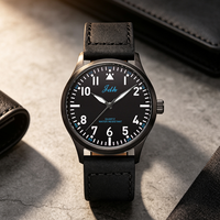 Montre de sport de luxe pour homme à mouvement quartz Chenlong, bracelet en nylon souple et cuir, affichage à aiguilles, grand cadran, date