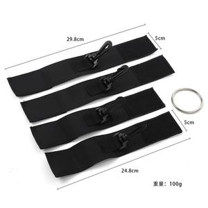 Adult SM Sex Black Ribbon Easy Hand and Foot Cuff Female Binding and <b>Restraint</b> Equipment - Product Image 4