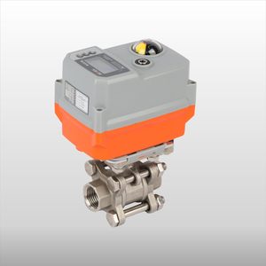 3-mảnh chủ đề kết nối V cổng Thiết bị truyền động điện van bi xử lý nước dòng chảy Wafer cạnh tranh kiểm soát dòng chảy OEM - Product Image 4