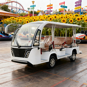 Navette électrique de tourisme ZOWN au design moderne, idéale pour le service des visiteurs des campus et des parcs de loisirs - Product Image 3