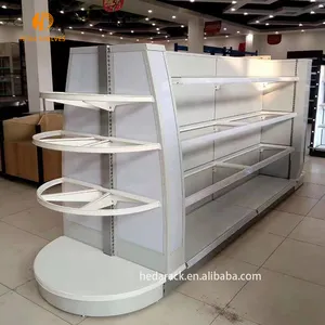 Customizable Various pharmacy pull out shelves cosmetic display shelf wire supermarket shelving system with CE certificate