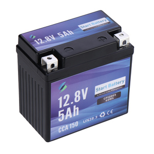 강력한 힘 12v 4ah 오토바이 크랭킹 배터리 리튬 Lifepo4 배터리 12v 5ah 오토바이 배터리 - Product Image 6