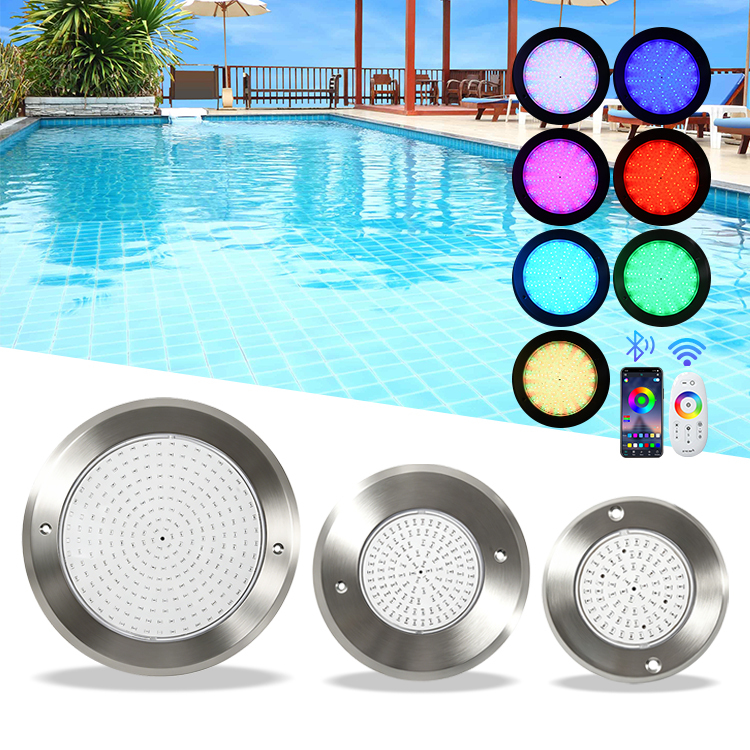 High Quality Swimming Pool Led Underwater Light Ip68 316SS Resin Filled Rgb Submersible Led Lights 12V Underwater Pool Light