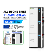 Système solaire domestique plug-in 5kW/6kW 220 V avec batterie lithium-ion 5kWh 11kWh 16kWh, capacité extensible