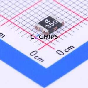 mSMD350 Resettable Fuse 1812 Fuse ( Withstand Voltage (Vmax): 6V )( Max Current (Imax): 100A )( Hold Current (Ihold): 3.5A ) - Product Image 1