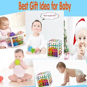 Juegos de clasificación de <span class=keywords><strong>desarrollo</strong></span> temprano para bebés, actividad de aprendizaje Montessori, juguetes sensoriales, clasificador de formas para habilidades motoras finas - Product Image 4