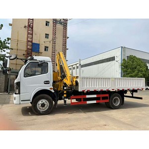 รถบรรทุกติดเครนจีน Dongfeng 4x2 ขนาด 3 ตัน 5 ตัน พร้อมเครนแบบ Knuckle Boom ขาย - Product Image 4