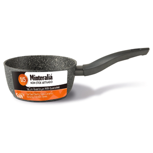 หม้ออบอะลูมิเนียมเคลือบกันติด (16 ซม.) 1 หูจับ MINERALIA สีเทา BS4791629101 - Product Image 2
