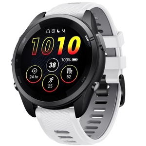 Listensmart Fashion Silicone bicolore bracelet intelligent 265 pour <span class=keywords><strong>Garmin</strong></span> Forerunner bracelets de montre boucle en acier inoxydable - Product Image 2