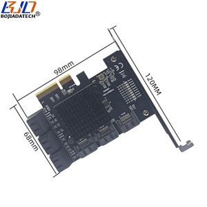Tarjeta de Expansión <span class=keywords><strong>PCI</strong></span> Express <span class=keywords><strong>PCIe</strong></span> 4X <span class=keywords><strong>PCI</strong></span>-E X4 a 9 * SATA 3.0 de 7 Pines, 6Gbps para Disco Duro HDD, Gran Venta 2026 - Product Image 2