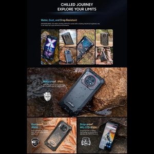 Oukitel <span class=keywords><strong>WP19</strong></span> Pro โทรศัพท์มือถืออัจฉริยะ8GB RAM 256GB RAM แบตเตอรี่22000mAh 6.8นิ้ว FHD Android 13 NFC - Product Image 6
