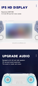 Project <span class=keywords><strong>X</strong></span> <span class=keywords><strong>Pro</strong></span> Consola de juegos Regalos para niños Pantalla IPS de 4,3 pulgadas Reproductor de videojuegos portátil 3D 3200mAh Batería <span class=keywords><strong>Max</strong></span> 256GB 10000 Classic - Product Image 2