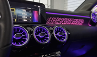 Éclairage d'ambiance Cardoo W177 pour Mercedes Benz Classe A W177 CLA W118 2019-2025 – Amélioration de l'éclairage LED d'ambiance intérieur de voiture 64 couleurs