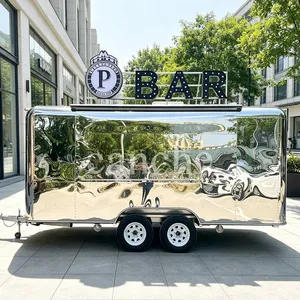 Nuevo Remolque de Comida Rápida Móvil 2026, Totalmente Equipado, con Cocina Eléctrica para Pizza y Barbacoa - Product Image 1