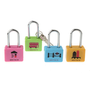 Korean Style <b>Small</b> Padlock Mixed Colors ABS Material Anti Corrosion <b>Drawer</b> Luggage Lock Student Dormitory Use - Product Image 3