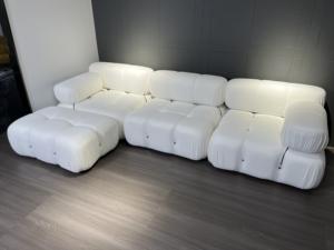 Canapé moderne Mario <span class=keywords><strong>Bellini</strong></span> modulaire modulaire en forme de L, ensemble de meubles de salon compressés, canapé à boucle en velours dans une boîte - Product Image 4